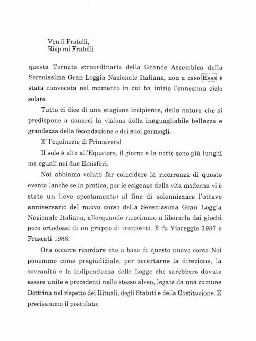 Fr. Vincenzo Milone – 26 Marzo 1995